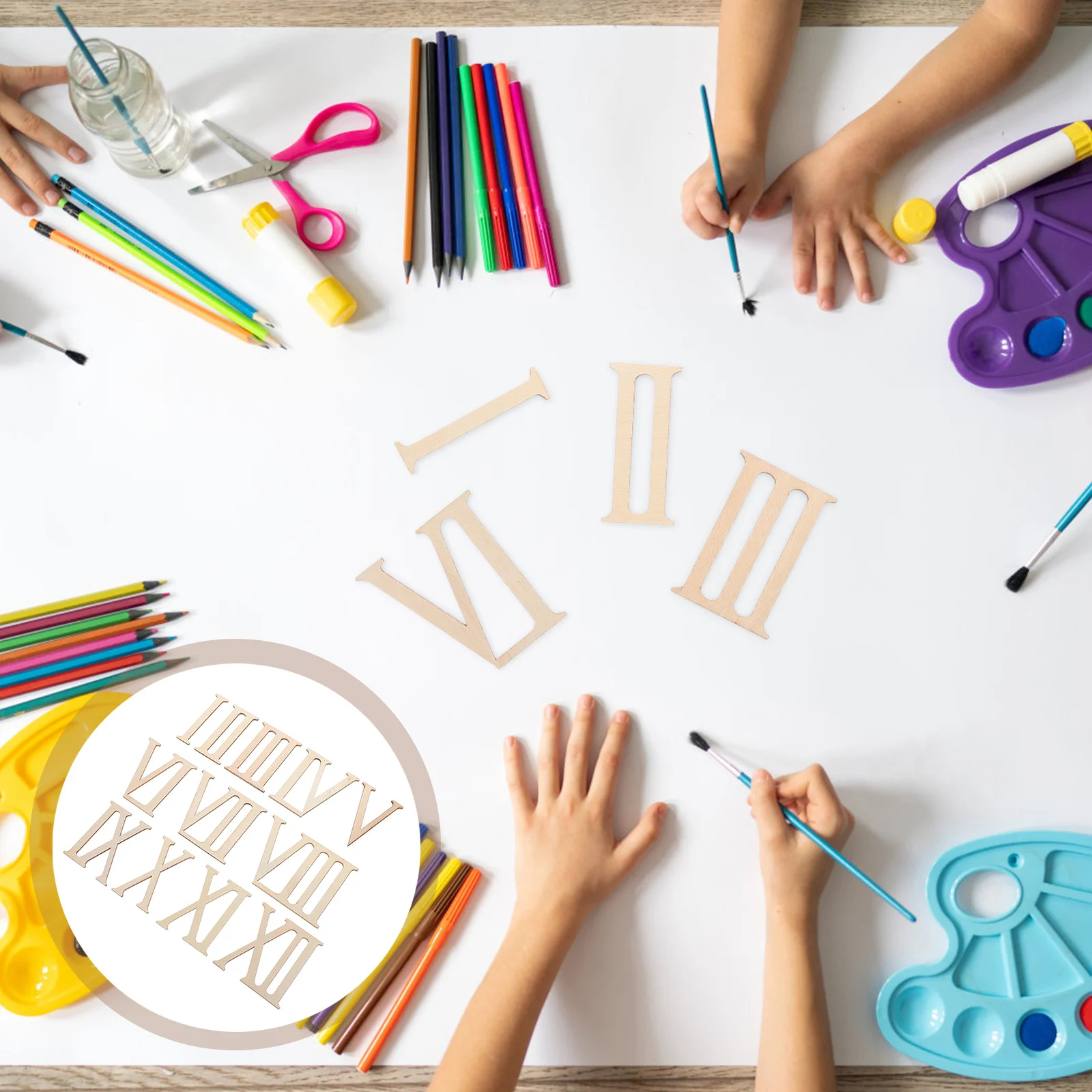 24Pcs Unfinished Wood Roman Numbers Letters Smooth Sturdy Plaque for Party DIY Projects Gift Decoration Layout Ornaments
24Pcs Unfinished Wood Roman Numbers Letters Smooth Sturdy Plaque for Party DIY Projects Gift Decoration Layout Ornaments