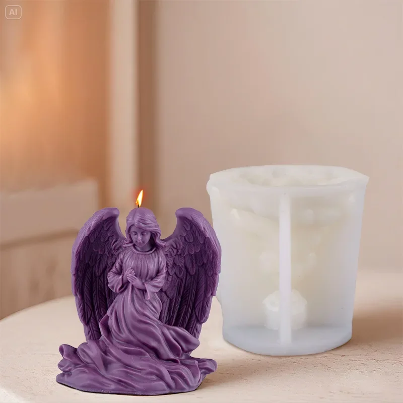 Mirosie 3d Angel Girl Silicone Mold Handmade Diy Diffuser Plaster Epoxy Resin Mold Candle Molds for Candle Making
Mirosie 3d Angel Girl Silicone Mold Handmade Diy Diffuser Plaster Epoxy Resin Mold Candle Molds for Candle Making