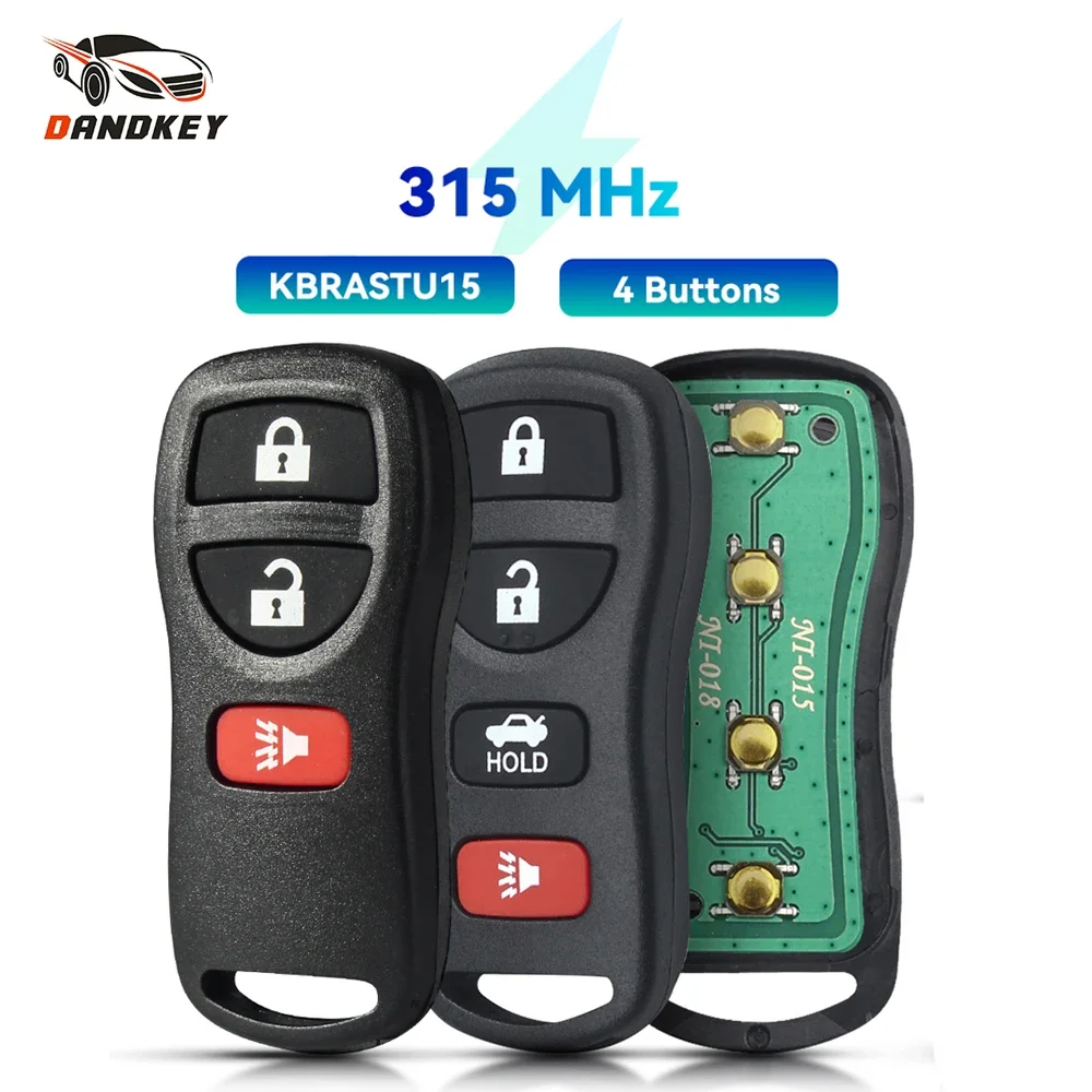 Dandkey 3PCS 3/4BTN Remote Key 315Mhz KBRASTU15 for Nissan Armada Frontier Murano Pathfinder Quest Titan Xterra 2005-2007
Dandkey 3PCS 3/4BTN Remote Key 315Mhz KBRASTU15 for Nissan Armada Frontier Murano Pathfinder Quest Titan Xterra 2005-2007