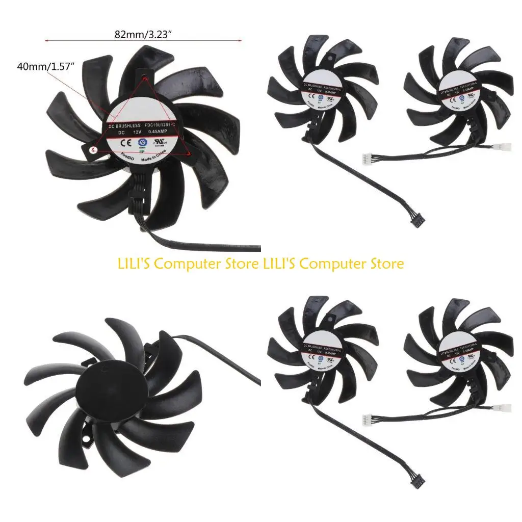 A52B 82mm FDC10U12S9-C GPU Card Cooler Fan RTX3060 RTX3060TI Graphics Video Card Fans
A52B 82mm FDC10U12S9-C GPU Card Cooler Fan RTX3060 RTX3060TI Graphics Video Card Fans