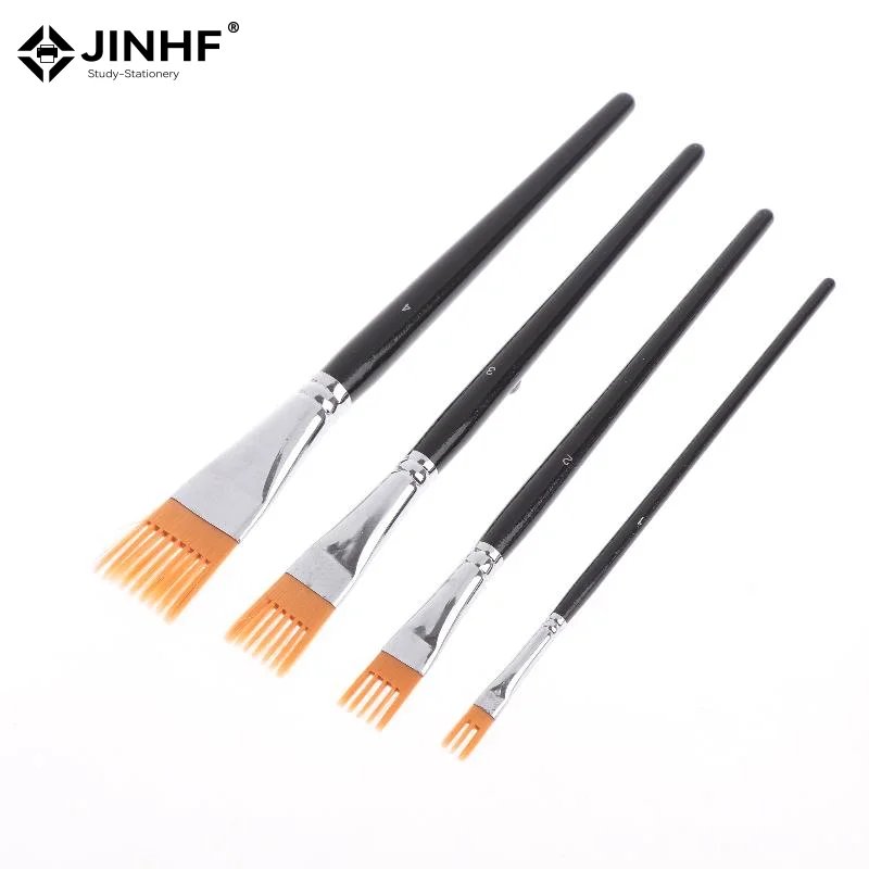 1/4PCS Nylon Bristle Watercolor Brushes - Available In Multiple Sizes For Artists' Variety Of Painting Accessories
1/4PCS Nylon Bristle Watercolor Brushes - Available In Multiple Sizes For Artists' Variety Of Painting Accessories