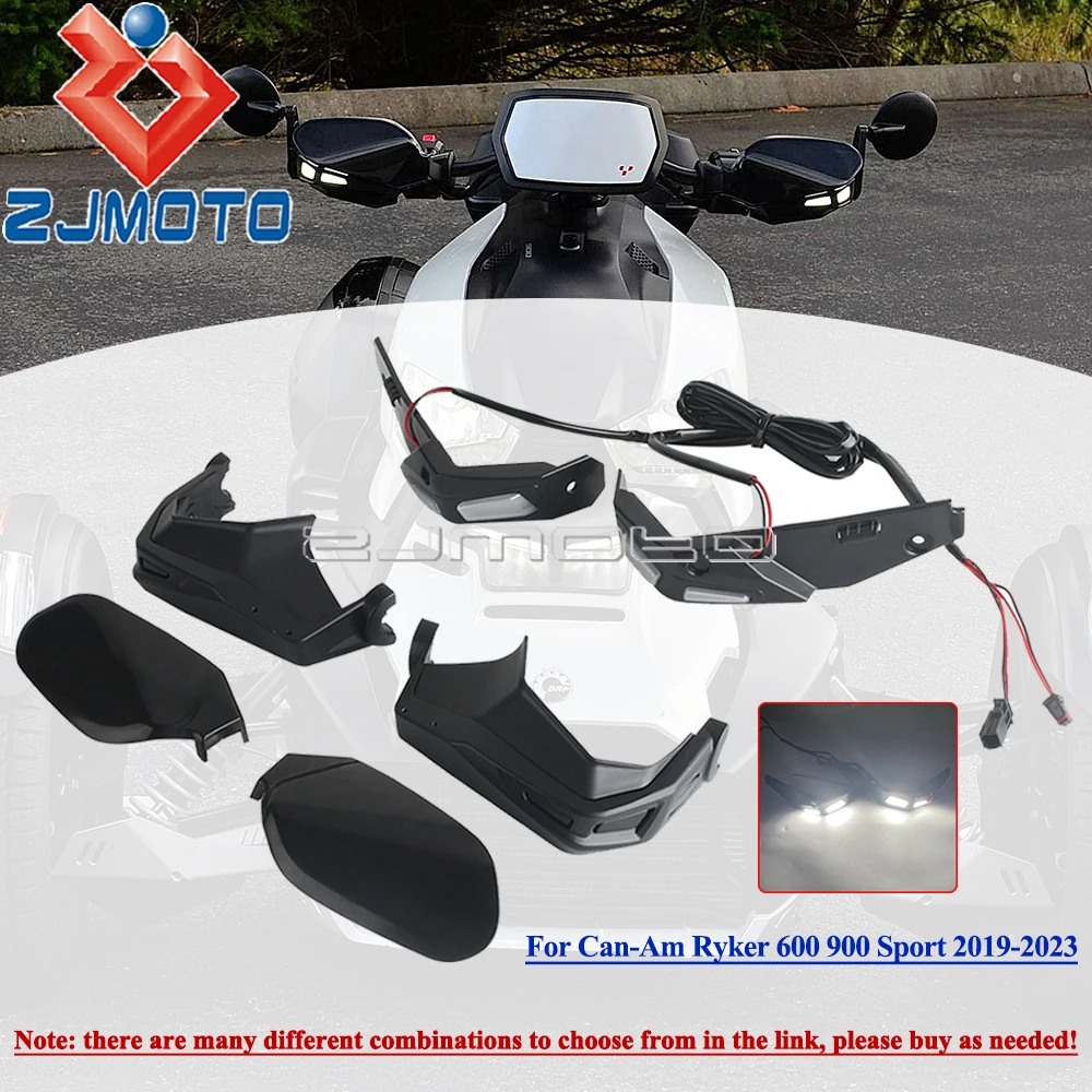 For Can-Am Ryker 600 900 Sport 19-23 #219400998 Replace Handguards UTV Accessories Handguard LED Light Hand Shield Air Deflector
For Can-Am Ryker 600 900 Sport 19-23 #219400998 Replace Handguards UTV Accessories Handguard LED Light Hand Shield Air Deflector