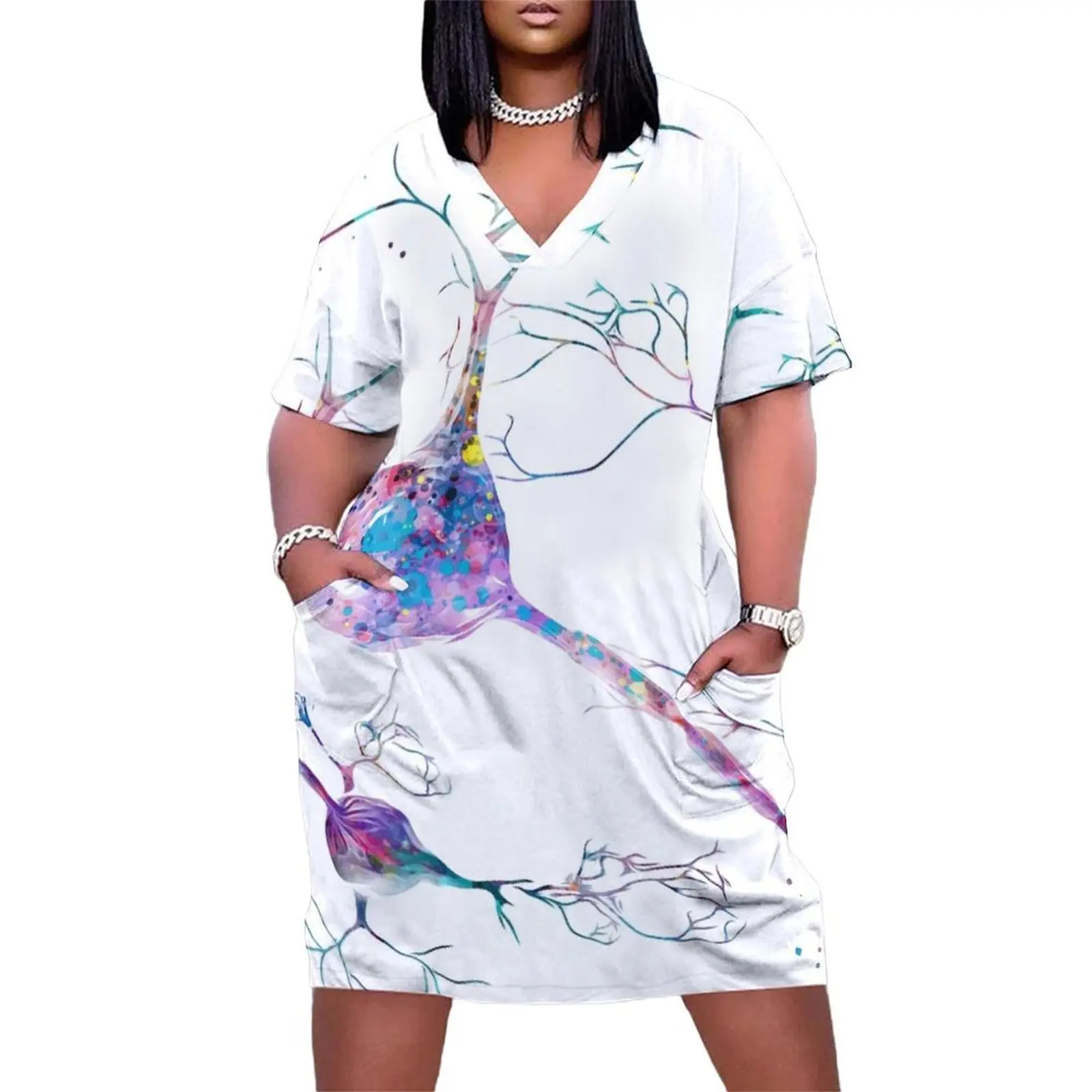 Neurotransmitters Neuron Synapse Loose Pocket Dress birthday dress for women luxury 2025 Women's skirt Dress vintage
Neurotransmitters Neuron Synapse Loose Pocket Dress birthday dress for women luxury 2025 Women's skirt Dress vintage