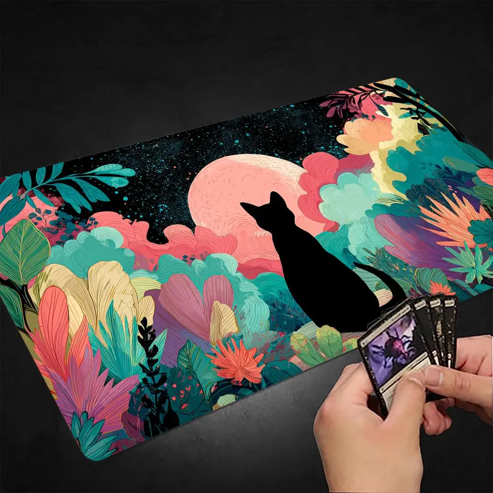 Magic Garden and Cat MTG Playmat Magic Card Mat with Stitched Edge Non-Slip Durable Tabletop playmat Board Game Mat for TCG
Magic Garden and Cat MTG Playmat Magic Card Mat with Stitched Edge Non-Slip Durable Tabletop playmat Board Game Mat for TCG