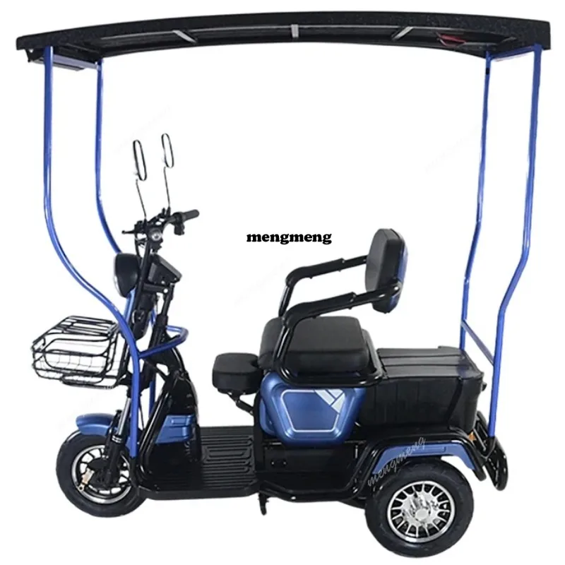 Solar-Powered Electric Tricycle with Canopy Eco-Friendly Three-Wheel Electric Vehicle
Solar-Powered Electric Tricycle with Canopy Eco-Friendly Three-Wheel Electric Vehicle