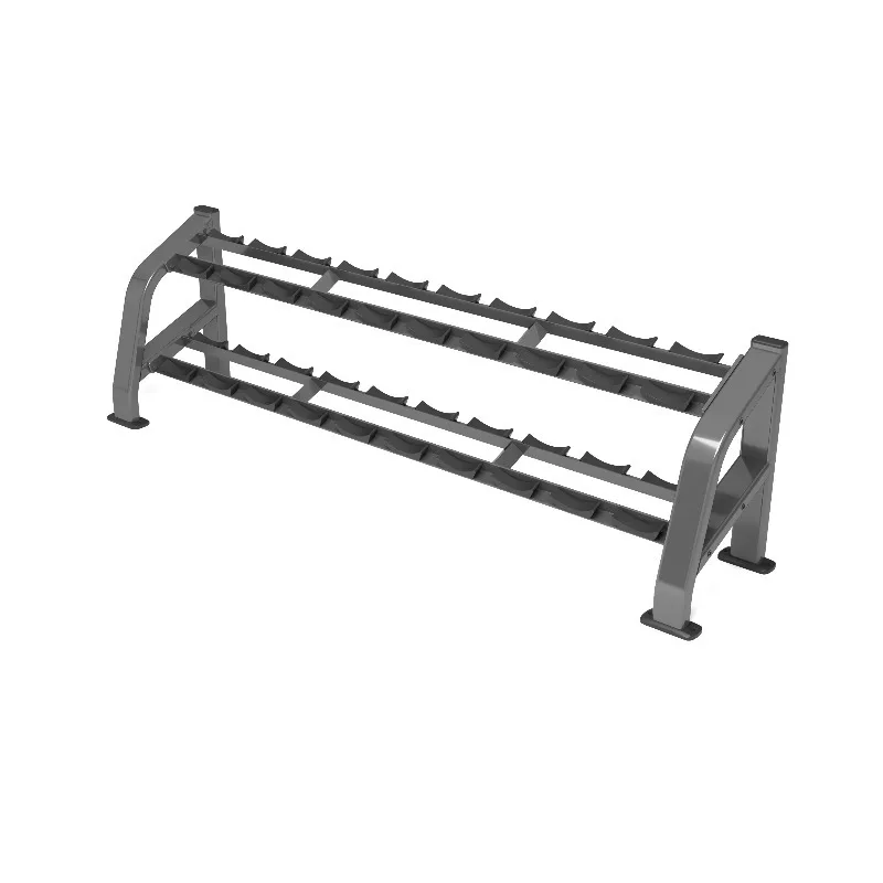 2-Tier Modern Metal Dumbbell Storage Rack Large Capacity Stable Stand For Commercial Gym Fitness Equipment New Arrival
2-Tier Modern Metal Dumbbell Storage Rack Large Capacity Stable Stand For Commercial Gym Fitness Equipment New Arrival