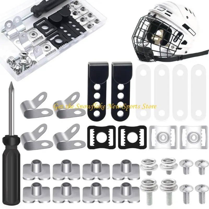 E56D Hockey Helmets Repair Replacement Parts with Screws Nut Gaskets Screwdriver Set Boxed Football Helmets Repair
E56D Hockey Helmets Repair Replacement Parts with Screws Nut Gaskets Screwdriver Set Boxed Football Helmets Repair