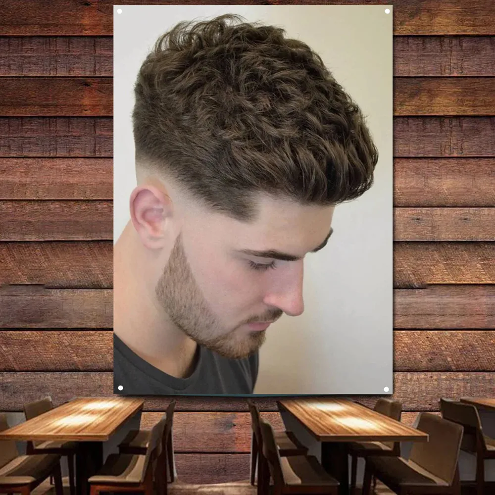Textured Top Haircut for Men Wall Art Poster Barber Shop Wall Decor Banner Wall Hanging Flag Haircut & Shave Salon Tapestry
Textured Top Haircut for Men Wall Art Poster Barber Shop Wall Decor Banner Wall Hanging Flag Haircut & Shave Salon Tapestry