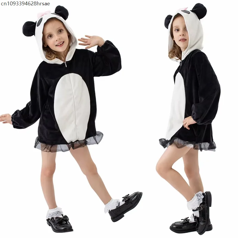 Mädchen Cute Giant Panda Cosplay Costume Book Week Fancy Dress Costume Hooded Panda Dress for Enfant School Party Performance
Mädchen Cute Giant Panda Cosplay Costume Book Week Fancy Dress Costume Hooded Panda Dress for Enfant School Party Performance