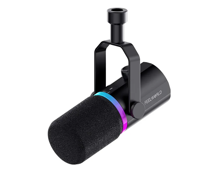 FEELWORLD PM1 XLR/USB динамический микрофон для записи подкастинга, игровой микрофон для потокового вещания в реальном времени
FEELWORLD PM1 XLR/USB динамический микрофон для записи подкастинга, игровой микрофон для потокового вещания в реальном времени