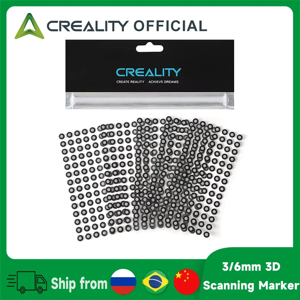 Creality 490/500 точек 3/6 мм 3D-сканирующая точка Mark для Creality CR-Scan Raptor Otter Ferret Pro 3D-сканер отслеживающая точка
Creality 490/500 точек 3/6 мм 3D-сканирующая точка Mark для Creality CR-Scan Raptor Otter Ferret Pro 3D-сканер отслеживающая точка