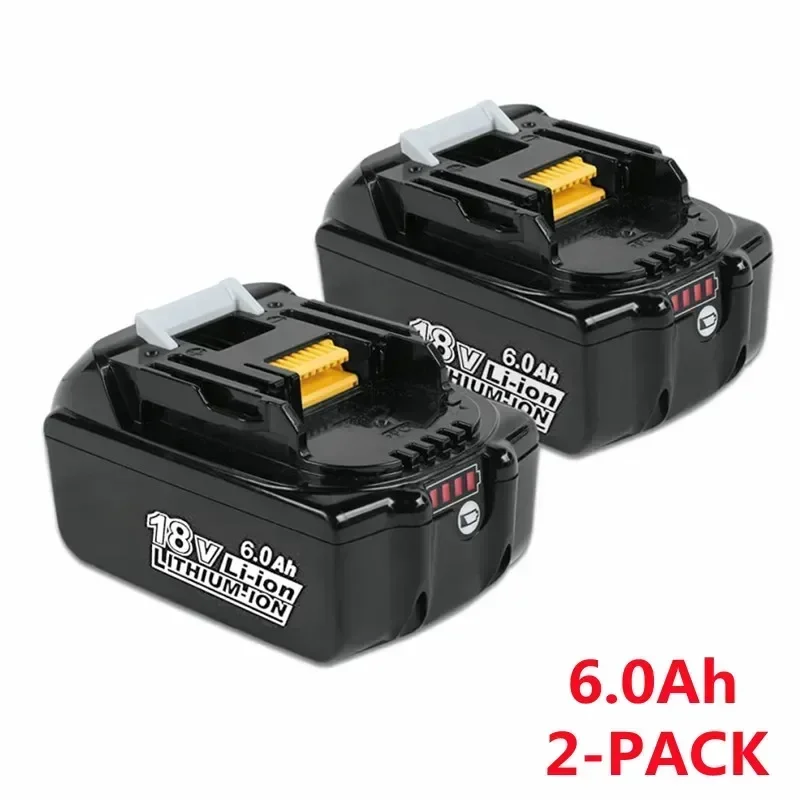 2-Packs 6.0Ah Replacement Battery for Makita 18v Battery BL1860B Lithium-ion BL1860 BL1850 BL1830 LXT400 Cordless Power Tools
2-Packs 6.0Ah Replacement Battery for Makita 18v Battery BL1860B Lithium-ion BL1860 BL1850 BL1830 LXT400 Cordless Power Tools