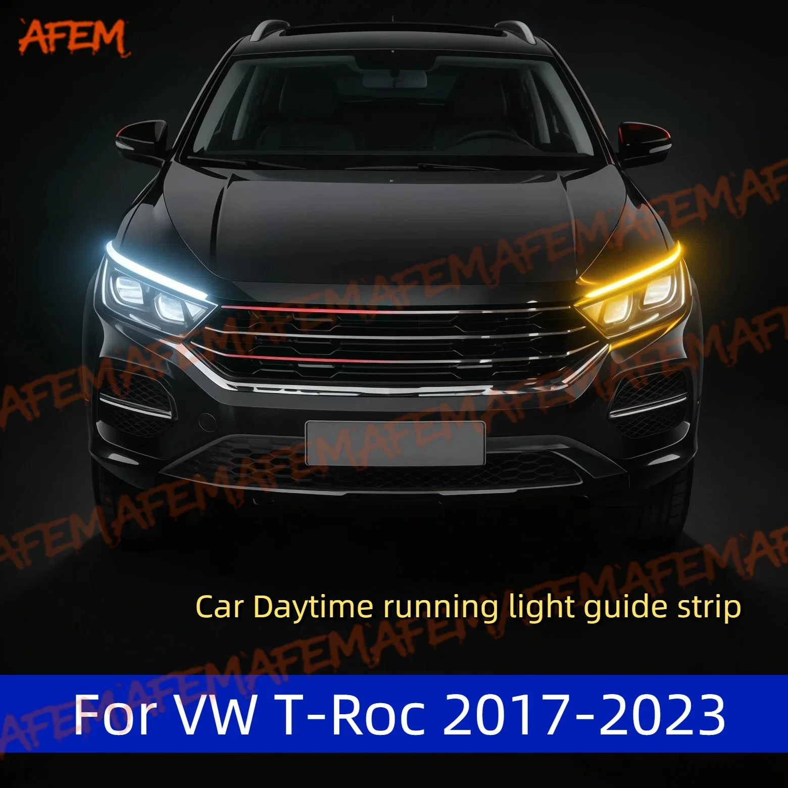 12V For VW T-Roc 2017-2023 Car DRL Daytime Running Light Start Scan Style Sequential Flowing Turn Signal Light Ultra-Thin LED
12V For VW T-Roc 2017-2023 Car DRL Daytime Running Light Start Scan Style Sequential Flowing Turn Signal Light Ultra-Thin LED