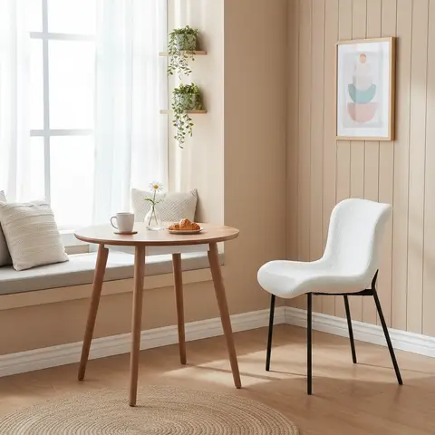 Set di 2 sedie da pranzo, sedie in metallo da fattoria per sala da pranzo o vanità, posti a sedere robuste ed eleganti per l'uso quotidiano