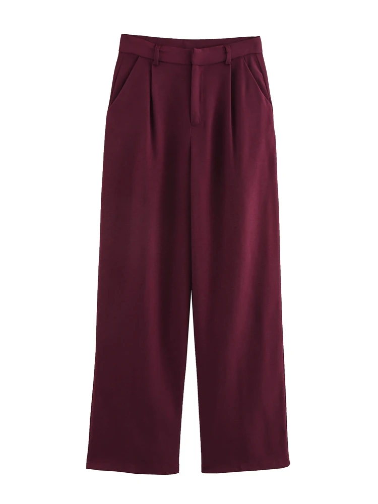 OUROPEAN ZTATION 2025 Spring New Woman Trendy Long Pants Suit Pants Commuting Autumn Women Clothing High Waist Ruffles Bottoms
OUROPEAN ZTATION 2025 Spring New Woman Trendy Long Pants Suit Pants Commuting Autumn Women Clothing High Waist Ruffles Bottoms