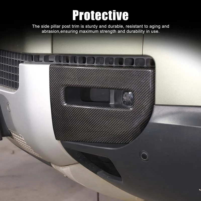 Real Carbon Fiber Front Fog Lights Frame Panel Cover Trim Sticker For Land Rover Defender 2020-2025 Car Exterior Accessories
Real Carbon Fiber Front Fog Lights Frame Panel Cover Trim Sticker For Land Rover Defender 2020-2025 Car Exterior Accessories