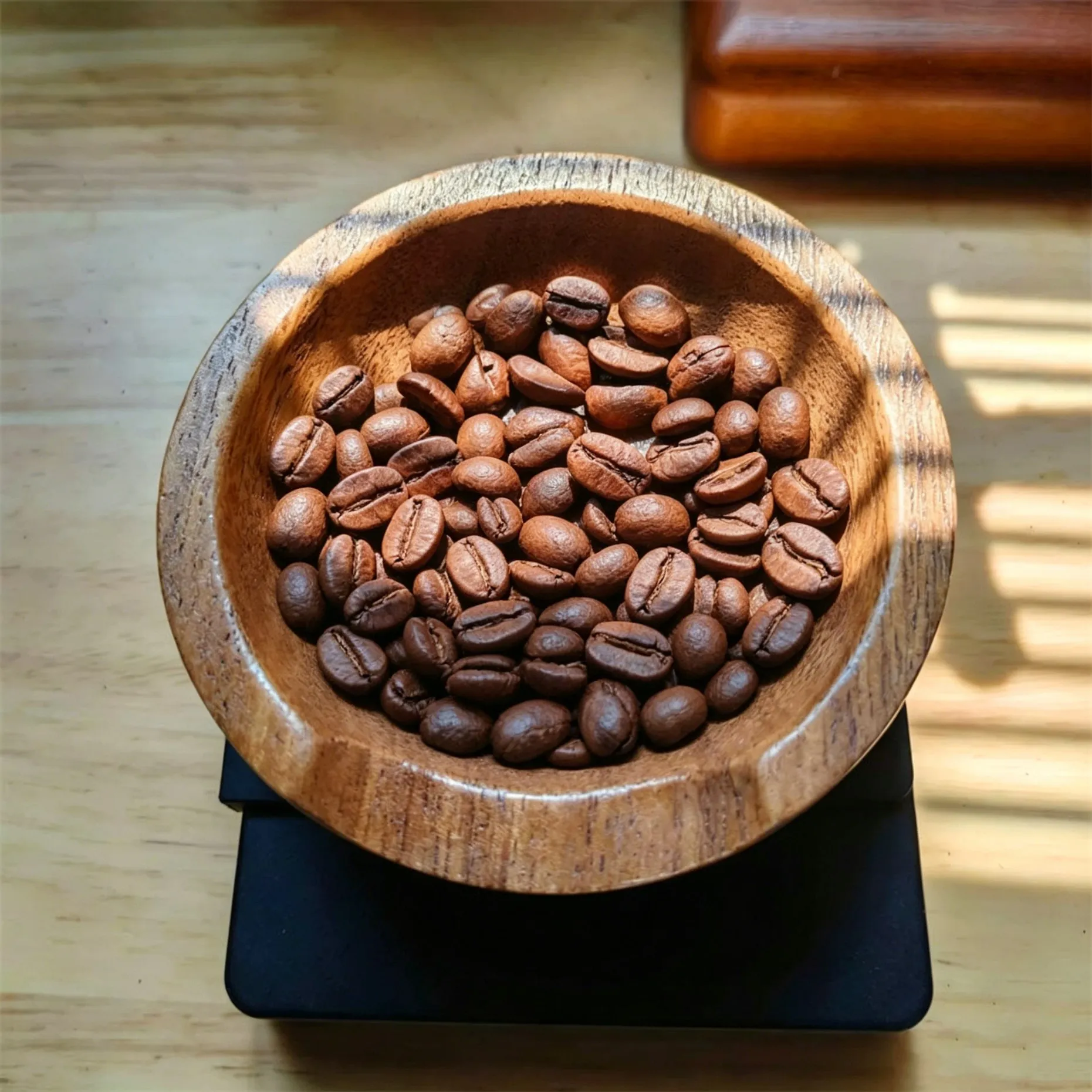 Round Coffee Bean Measuring Scoop Dosing Cup for Home Coffee Making Tools Smooth Surface Walnut Wood Coffee Beans Dose Trays
Round Coffee Bean Measuring Scoop Dosing Cup for Home Coffee Making Tools Smooth Surface Walnut Wood Coffee Beans Dose Trays