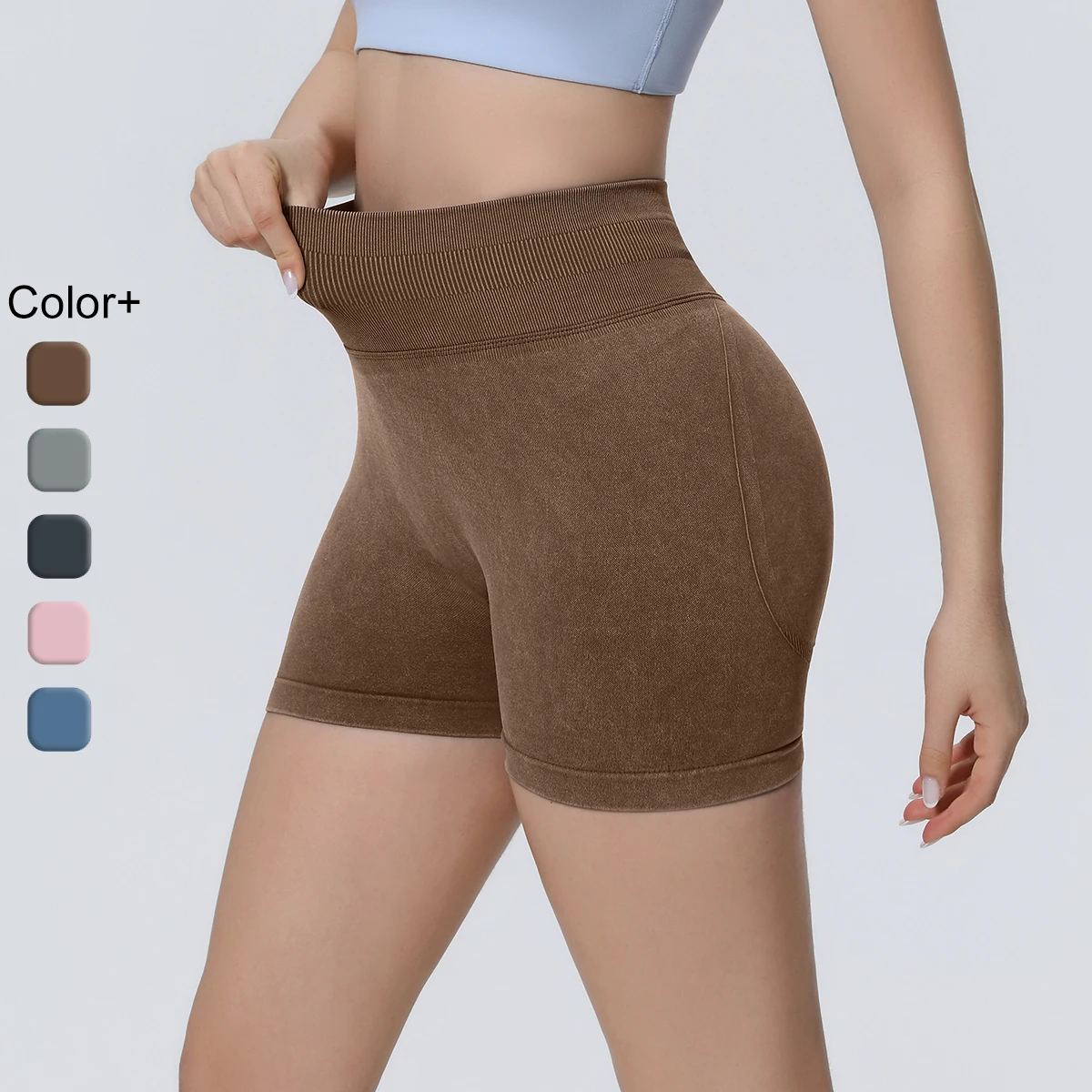Summer Gym Push Up Seamless Yoga Shorts Woman High Waist Peach Buttocks Gym Shorts Cycling Jogging Fitness Three-quarter Pants
Summer Gym Push Up Seamless Yoga Shorts Woman High Waist Peach Buttocks Gym Shorts Cycling Jogging Fitness Three-quarter Pants
