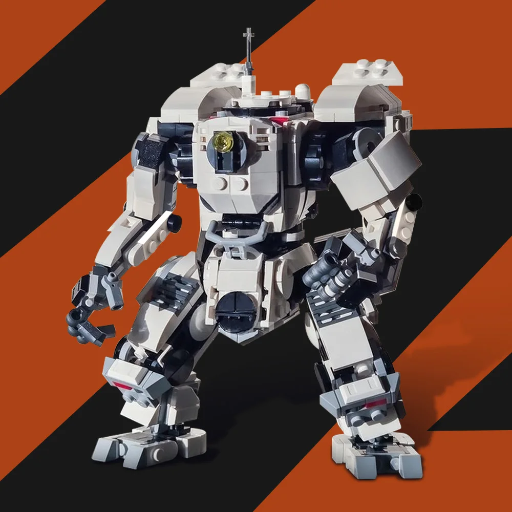 MOC Popular Games Titanfall 2 Mecha Bricks Model Bison Titan Concept Art Battle Robot Building Blocks Assemble Toys Kid DIY Gift
MOC Popular Games Titanfall 2 Mecha Bricks Model Bison Titan Concept Art Battle Robot Building Blocks Assemble Toys Kid DIY Gift