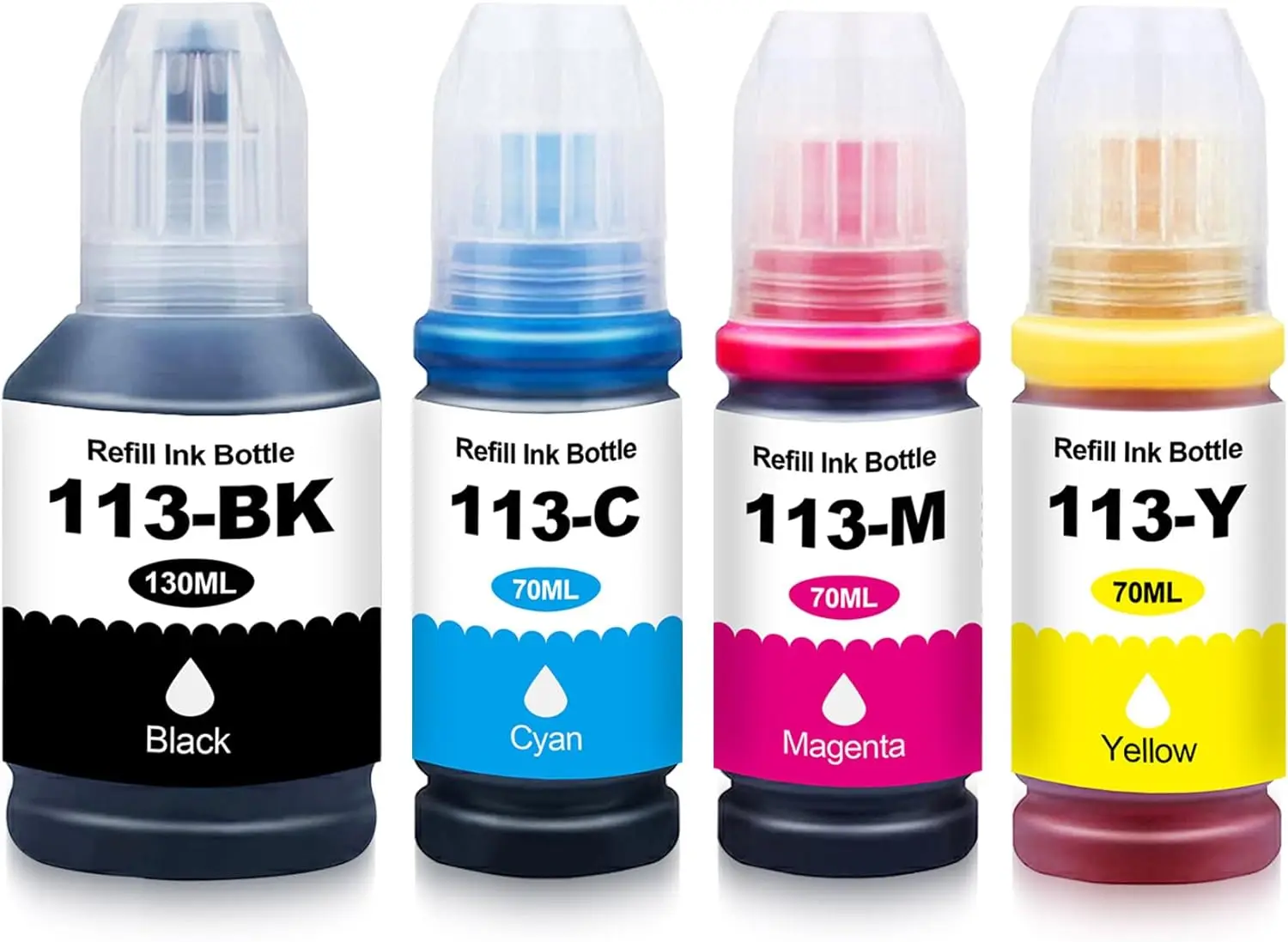 Чернильный картридж, замена для 113 Ecotank Multipack, чернильная бутылка, зеркальная деталь (4 упаковки)
Чернильный картридж, замена для 113 Ecotank Multipack, чернильная бутылка, зеркальная деталь (4 упаковки)