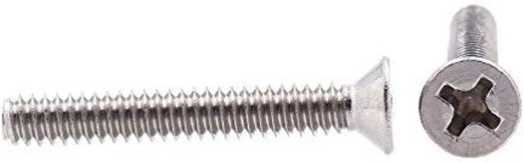 9000577 Machine Screws, Flat Head, Phillips Drive, #6-32 X 1 in, Grade 18-8 (25 Pack)
9000577 Machine Screws, Flat Head, Phillips Drive, #6-32 X 1 in, Grade 18-8 (25 Pack)