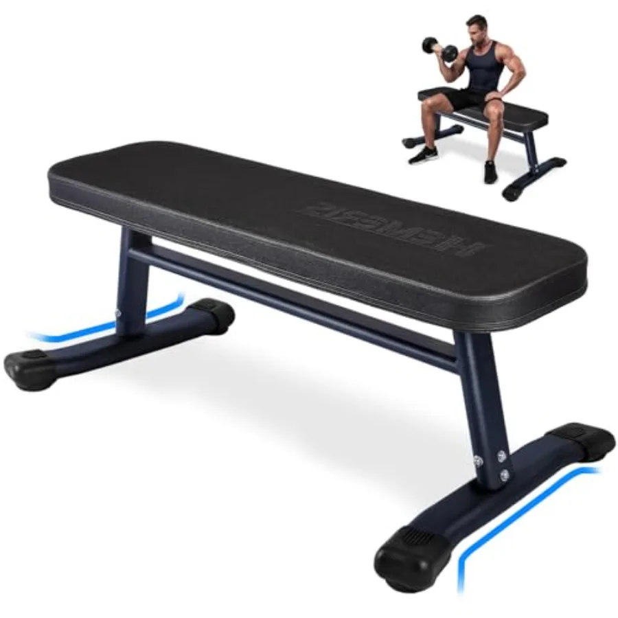 Flat Weight Bench 2.4 Inch Thick Pad Workout Bench 660 LBS Bench Press Exercise Equipment for Home Gym Strength Weight Training
Flat Weight Bench 2.4 Inch Thick Pad Workout Bench 660 LBS Bench Press Exercise Equipment for Home Gym Strength Weight Training
