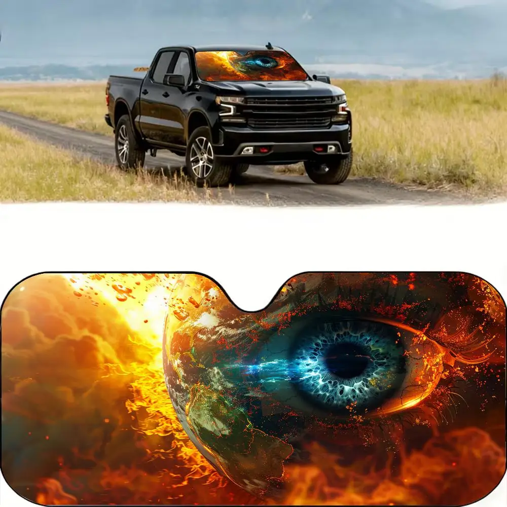 Fantasy Eye Sun Visor Reusable Aluminum Foil UV Protector Heat Three-layer Insulation Windshield Sunshades
Fantasy Eye Sun Visor Reusable Aluminum Foil UV Protector Heat Three-layer Insulation Windshield Sunshades