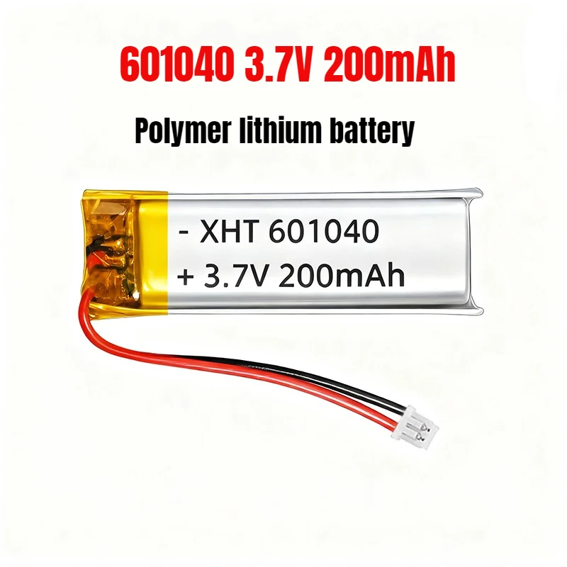 601040 3.7V Lithium Battery Li Po Battery 200mAh Lipo Rechargeable Li Polymer Batteries for Beauty Instruments Headsets
601040 3.7V Lithium Battery Li Po Battery 200mAh Lipo Rechargeable Li Polymer Batteries for Beauty Instruments Headsets