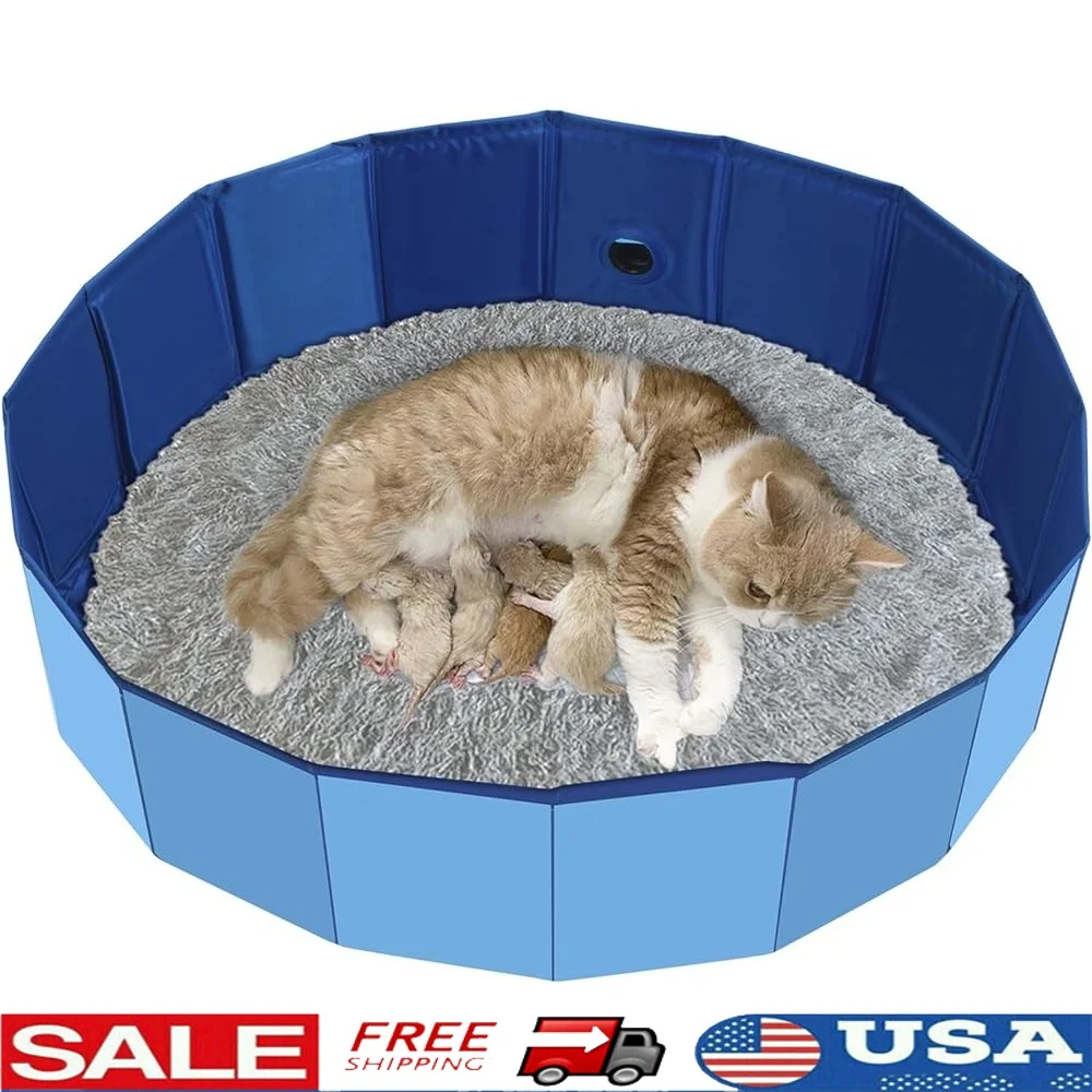 Cat Birthing Box Whelping Pool Foldable Pet Birth Supplies Easy Clean Durable Nesting Pool Multi-Purpose Cat Bathing Box
Cat Birthing Box Whelping Pool Foldable Pet Birth Supplies Easy Clean Durable Nesting Pool Multi-Purpose Cat Bathing Box
