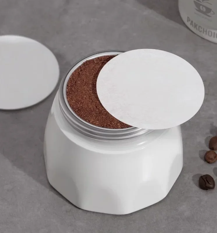100pcs Coffee Filter Paper Round 51mm 56mm 58mm 60mm For Espresso Machine And For Moka Pot Made From Wood Pulp Fine Filtration
100pcs Coffee Filter Paper Round 51mm 56mm 58mm 60mm For Espresso Machine And For Moka Pot Made From Wood Pulp Fine Filtration