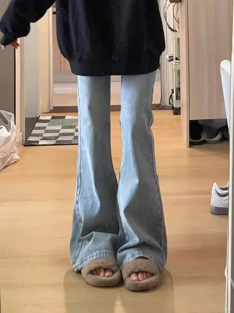 Light Wa Denim Jeans Women's Loose Straight Leg Non-Matching Pants High Waist Long Trousers Casual Sle plus Size Slimming...
Light Wa Denim Jeans Women's Loose Straight Leg Non-Matching Pants High Waist Long Trousers Casual Sle plus Size Slimming...