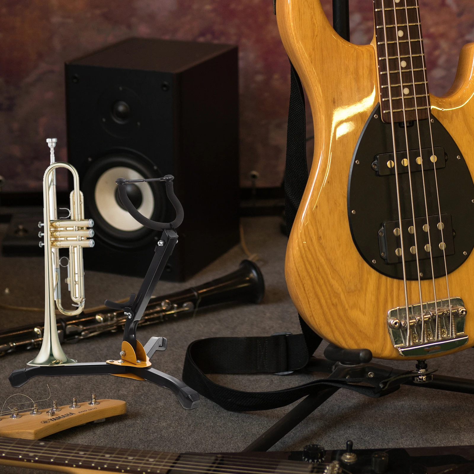 Saxophone Flute Stand Support Holder Clarinet Display Alto Tenor Tripod Foldable 
Saxophone Flute Stand Support Holder Clarinet Display Alto Tenor Tripod Foldable