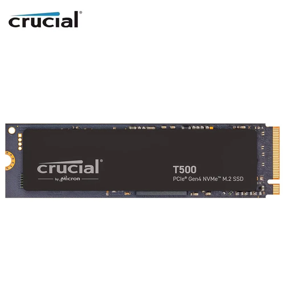 Crucial T500 1TB Gen4 NVMe M.2 Internal Gaming SSD Up to 7300MB/s Laptop & Desktop Compatible
Crucial T500 1TB Gen4 NVMe M.2 Internal Gaming SSD Up to 7300MB/s Laptop & Desktop Compatible