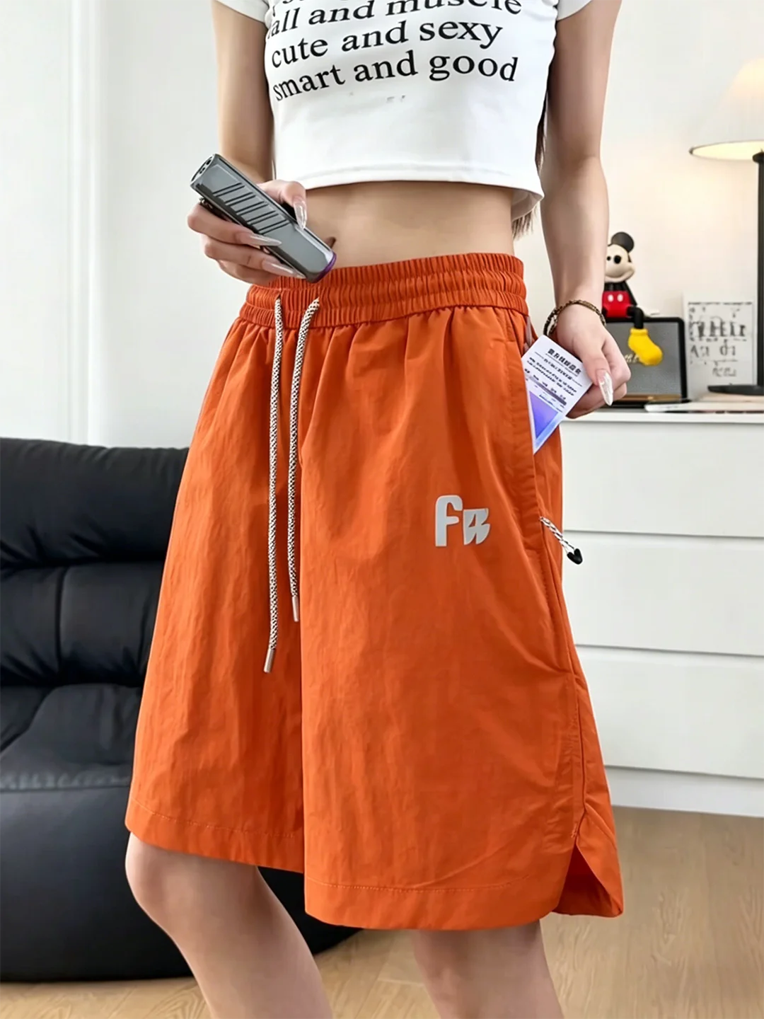 Dopamine Orange Quick Dry Ice Silk Five-Quarter Running Shorts Unisex Summer Holiday Beachwear Casual Outdoor Fashion
Dopamine Orange Quick Dry Ice Silk Five-Quarter Running Shorts Unisex Summer Holiday Beachwear Casual Outdoor Fashion