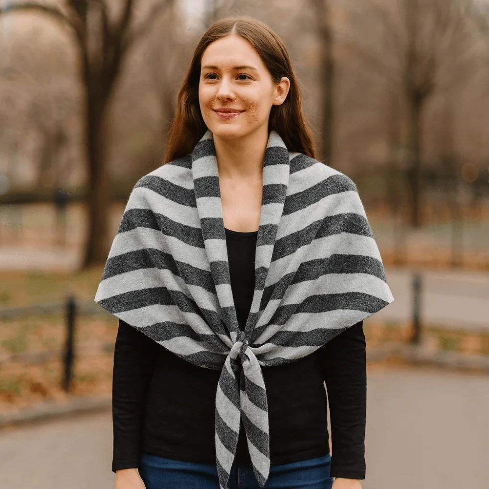 Ретро-шарф в корейском стиле, в полоску, из кашемира, вязаный, треугольный, для защиты от ветра, накидка, для женщин/мужчин
Ретро-шарф в корейском стиле, в полоску, из кашемира, вязаный, треугольный, для защиты от ветра, накидка, для женщин/мужчин