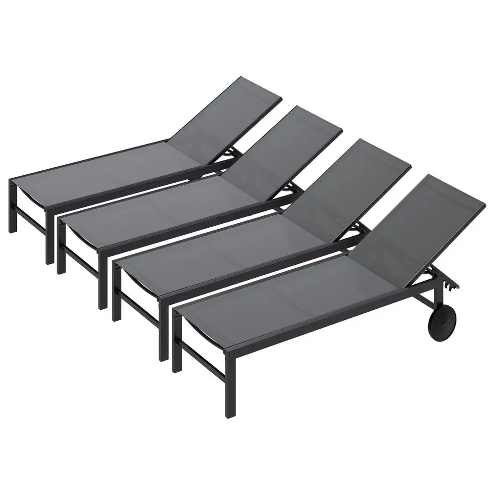 Patio Chaise Lounge Outdoor Set of 2, Pool Lounge Chairs for Outside w 5Position Adjustable Backrest amp All Weather, Tanning R
Patio Chaise Lounge Outdoor Set of 2, Pool Lounge Chairs for Outside w 5Position Adjustable Backrest amp All Weather, Tanning R
