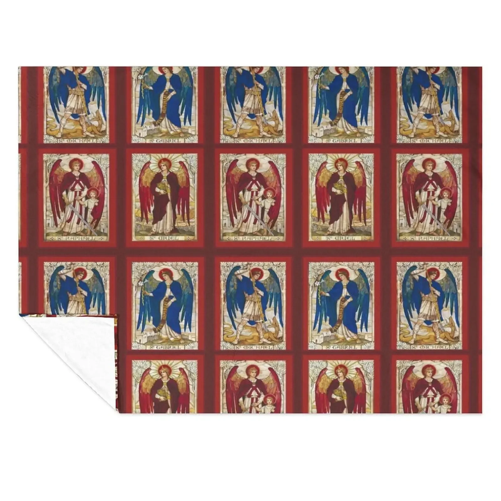 St MIchael St Gabriel St Raphael and Uriel Archangel Angel Saint Throw Blanket Camping Plaid Weighted Giant Sofa Blankets
St MIchael St Gabriel St Raphael and Uriel Archangel Angel Saint Throw Blanket Camping Plaid Weighted Giant Sofa Blankets