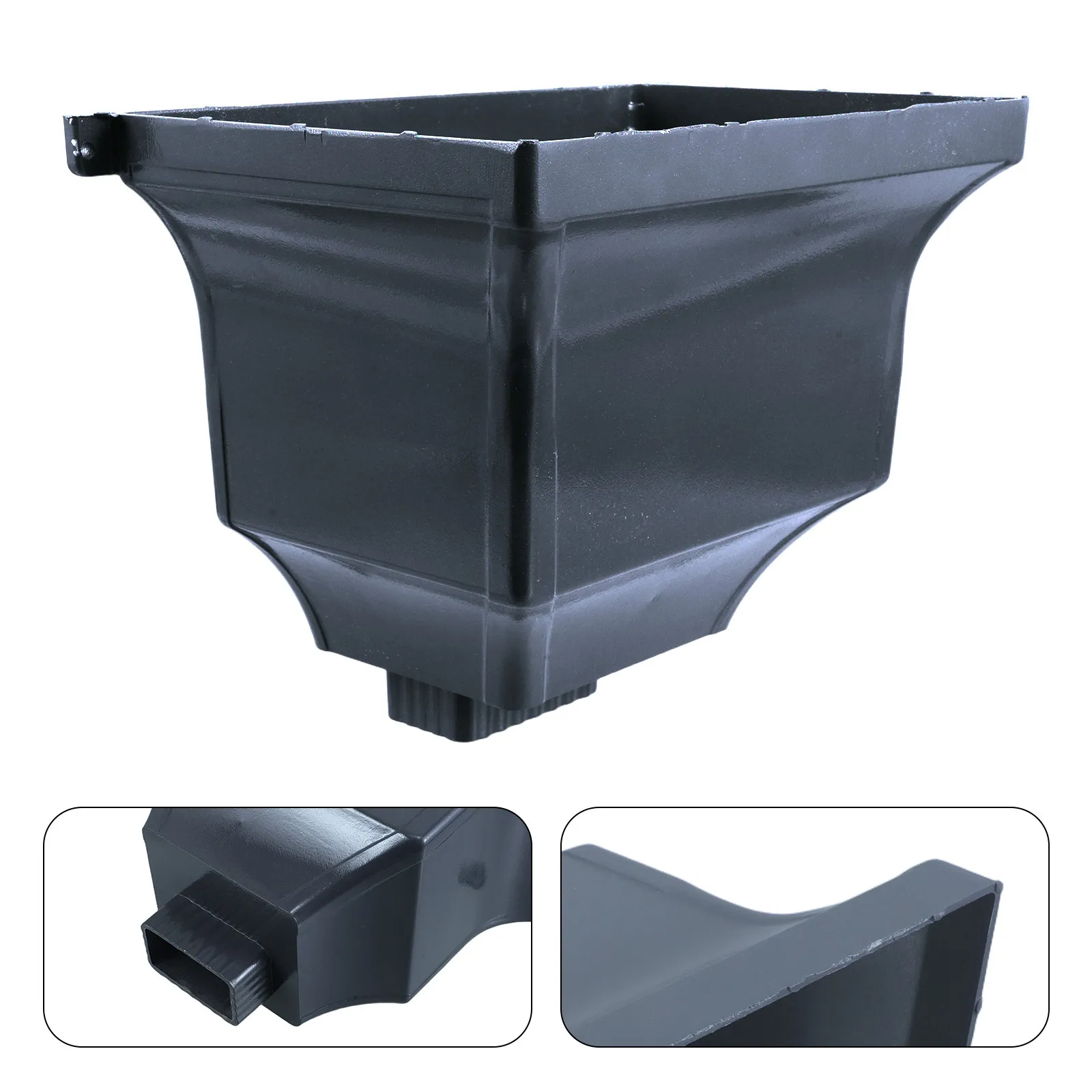 Aluminum Alloy Rainwater Collector Diverter 30x22x18cm Grey Arc-Shaped Downspout Diverter for Rain Barrel Gutter Extension
Aluminum Alloy Rainwater Collector Diverter 30x22x18cm Grey Arc-Shaped Downspout Diverter for Rain Barrel Gutter Extension