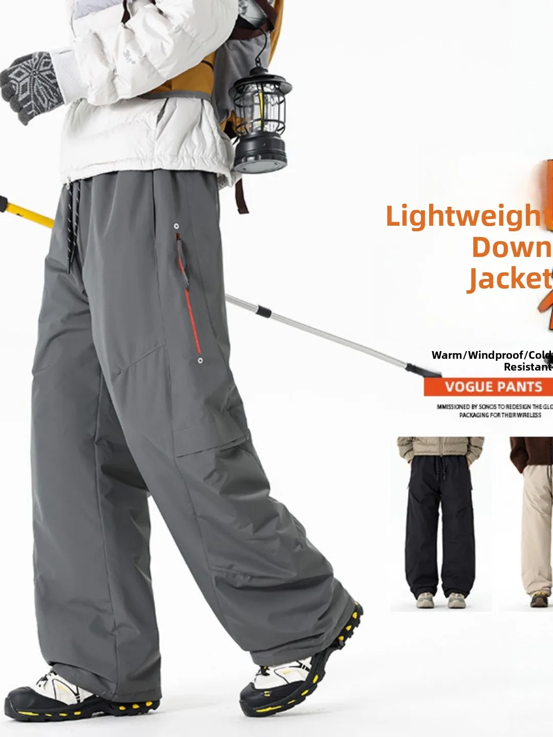 Men's down Snowboard Pants Winter Outdoor Windproof Waterproof Trousers Super Soft Long Straight Leg Pants Trendy Casual Wear
Men's down Snowboard Pants Winter Outdoor Windproof Waterproof Trousers Super Soft Long Straight Leg Pants Trendy Casual Wear