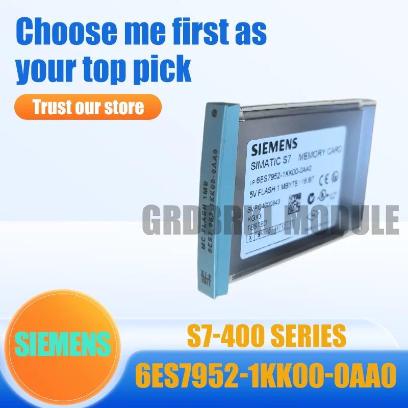 New Original SIEMENS 6ES7952-1KK00-0AA0 6ES7952-1AK00-0AA0 Memory Card for S7-40
New Original SIEMENS 6ES7952-1KK00-0AA0 6ES7952-1AK00-0AA0 Memory Card for S7-40