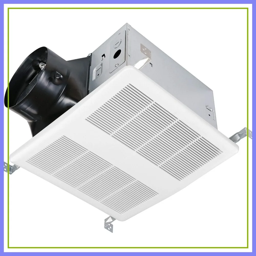 120 CFM 0.3 Sone Ultra Quiet Bathroom Exhaust Fan, Energy Star Certified, Energy-Saving Ventilation
120 CFM 0.3 Sone Ultra Quiet Bathroom Exhaust Fan, Energy Star Certified, Energy-Saving Ventilation