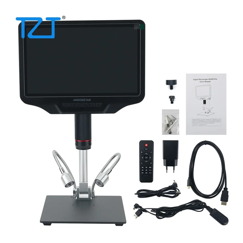 TZT Andonstar AD409 PRO 4MP 300X WIFI Microscope Digital Microscope 10.1" LCD for PCB Coin Antique
TZT Andonstar AD409 PRO 4MP 300X WIFI Microscope Digital Microscope 10.1" LCD for PCB Coin Antique