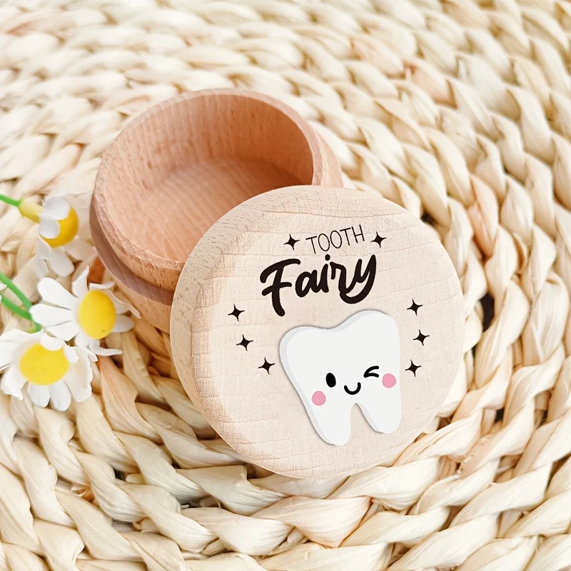 2D Cute Wooden Tooth Fairy Box Baby Teeth Storage Organizer Playful Design for Children Pet Teeth Gift
2D Cute Wooden Tooth Fairy Box Baby Teeth Storage Organizer Playful Design for Children Pet Teeth Gift