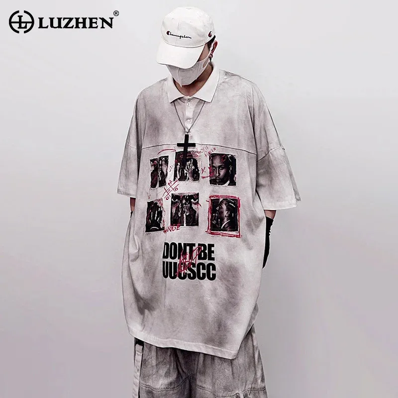 LUZHEN 2025 летние высококачественные персонализированные футболки с принтом тай-дай, мужские новые свободные уличные топы большого размера JY1878
LUZHEN 2025 летние высококачественные персонализированные футболки с принтом тай-дай, мужские новые свободные уличные топы большого размера JY1878