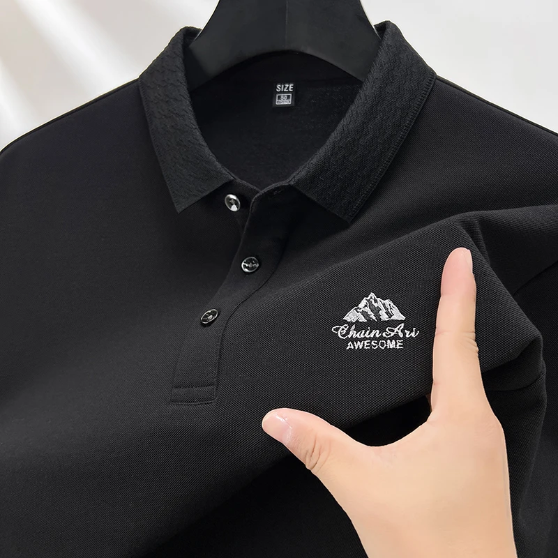 Exquisite Embroidery POLO Shirt High End Luxury Brand Fashion Long Sleeved 2024 Autumn Korean Version Lapel T-shirt Men Clothing
Exquisite Embroidery POLO Shirt High End Luxury Brand Fashion Long Sleeved 2024 Autumn Korean Version Lapel T-shirt Men Clothing