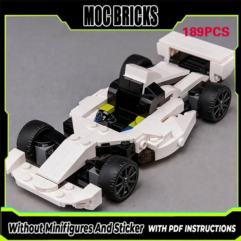 City Car Model MOC Building Bricks Single-Seater White Racing Car Modular Technology Gifts Holiday Assemble Children Toys Suit
City Car Model MOC Building Bricks Single-Seater White Racing Car Modular Technology Gifts Holiday Assemble Children Toys Suit