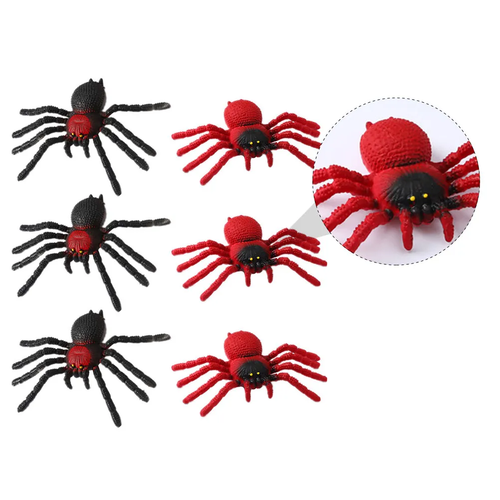 6Pcs Halloween Horror Spiders Quality Material Prank Items Compact Lightweight Party Decoration Supplies Halloween Spider
6Pcs Halloween Horror Spiders Quality Material Prank Items Compact Lightweight Party Decoration Supplies Halloween Spider