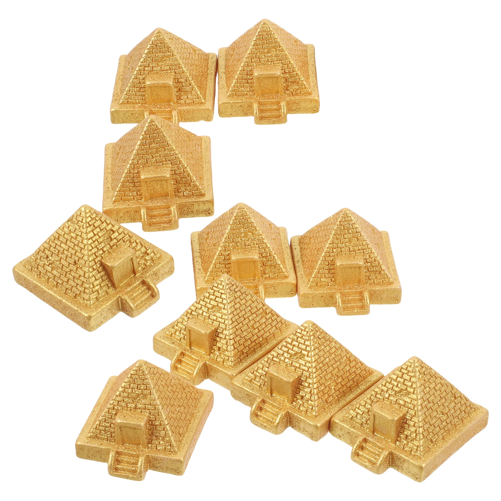 10pcs Micro Landscape Pyramid Miniatures Ancient Egypt Statues Home Decor Golden Figurines Resin Models Mini Garden
10pcs Micro Landscape Pyramid Miniatures Ancient Egypt Statues Home Decor Golden Figurines Resin Models Mini Garden