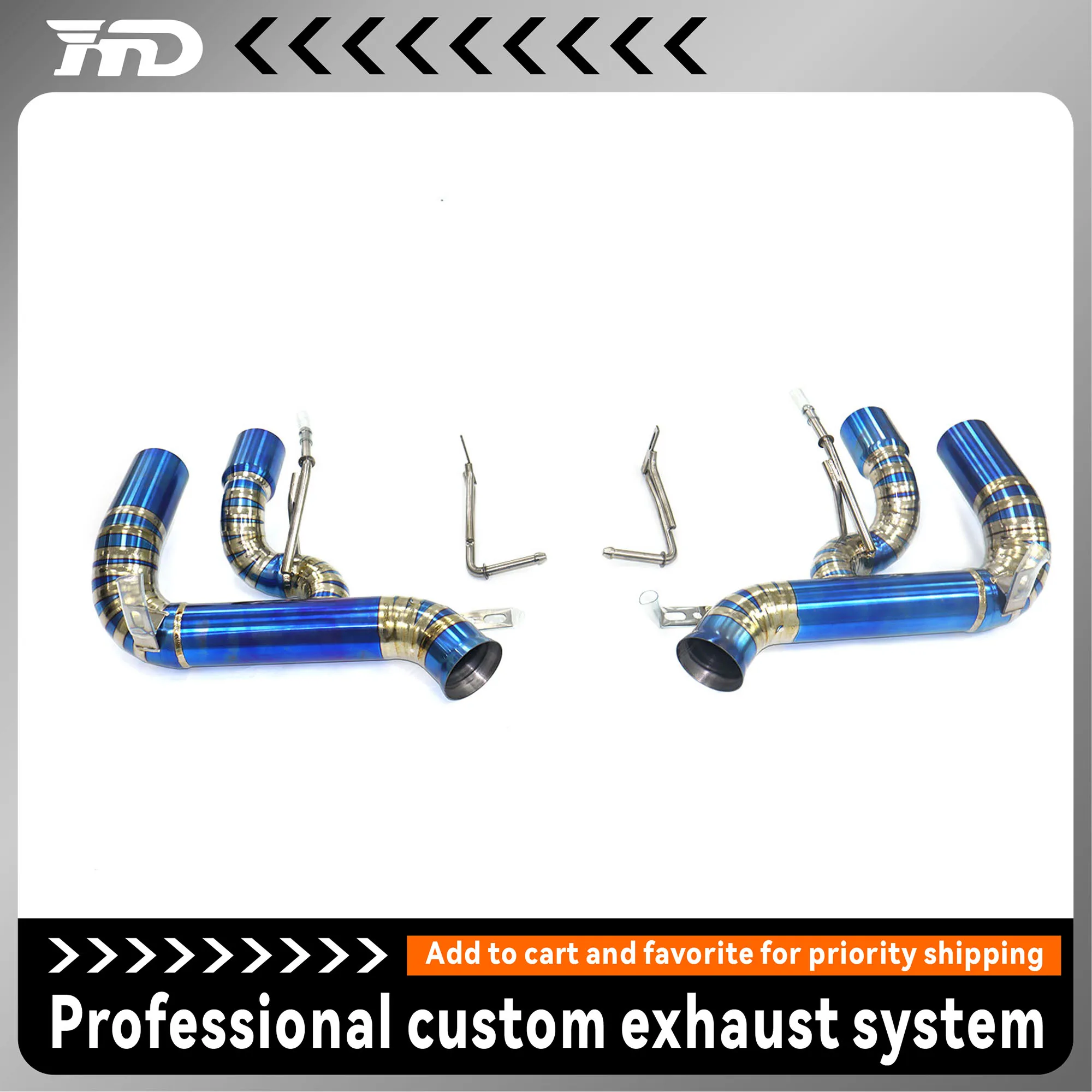 HMD Titanium Exhaust High Performance Tail Section for Ferrari GTC4 Lusso V12 6.2L Without Valves and Muffler Car Accessories
HMD Titanium Exhaust High Performance Tail Section for Ferrari GTC4 Lusso V12 6.2L Without Valves and Muffler Car Accessories