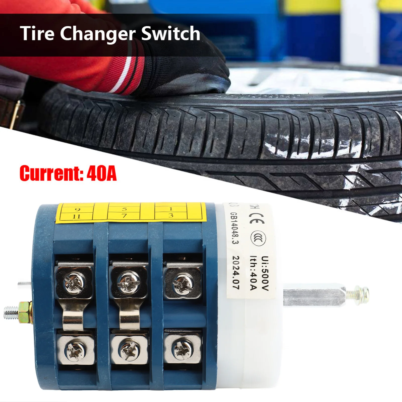240V/480V/500V 40A Tire Heavy Duty Tire Changer Machine Motor with Forward Reverse Switch Heavy Duty
240V/480V/500V 40A Tire Heavy Duty Tire Changer Machine Motor with Forward Reverse Switch Heavy Duty